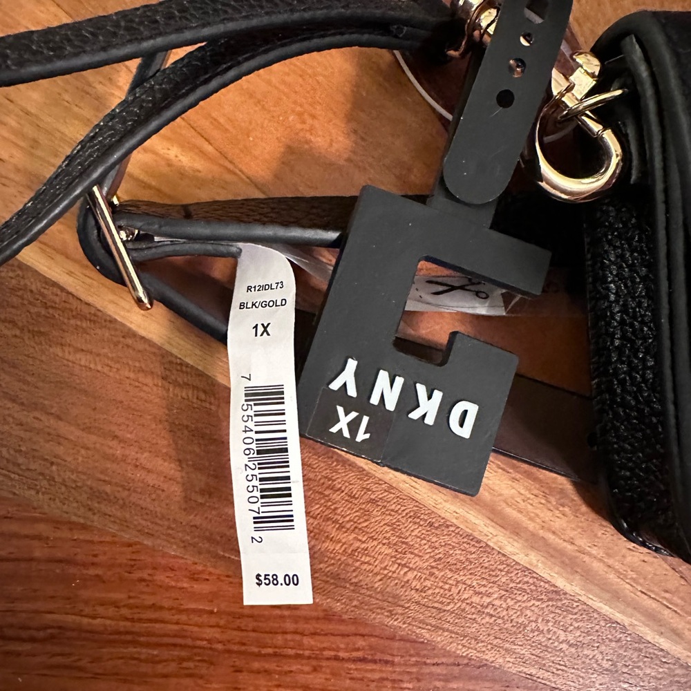 DKNY Black Belt Fanny Bag/wristlet 1X - Picture 4 of 4
